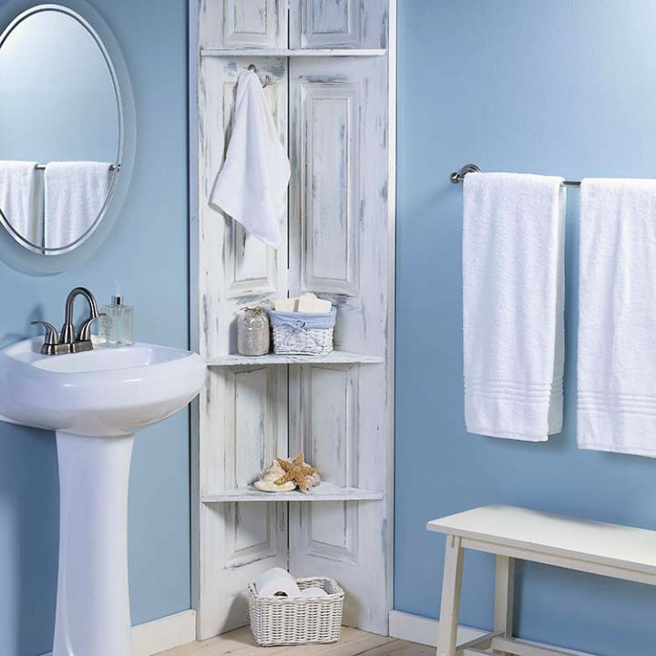 40 DIY Bathroom Shelf Ideas To Organize and Decor Bath Space