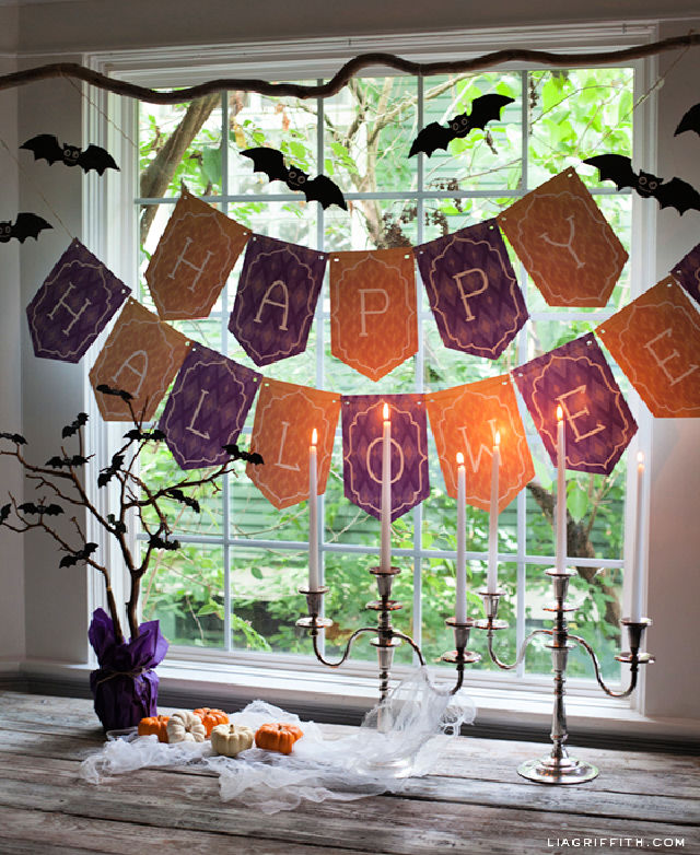 20 Free Happy Halloween Banner Printable - The Beauty Dojo