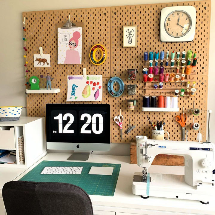 25 Best IKEA Pegboard Ideas and Hacks to DIY - The Beauty Dojo