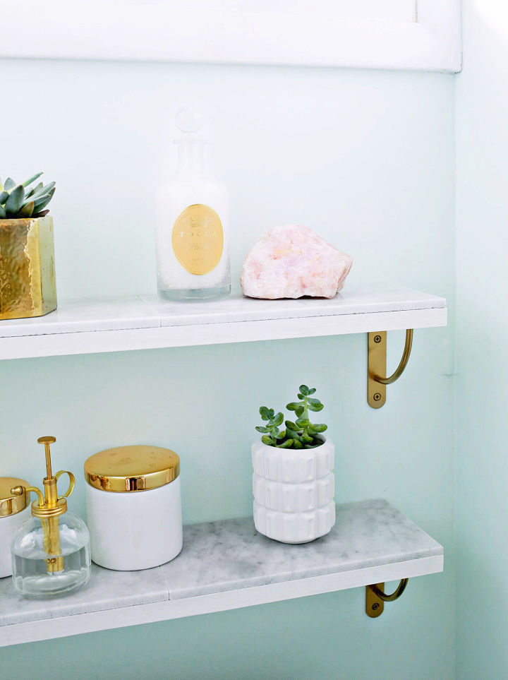 40 DIY Bathroom Shelf Ideas To Organize and Decor Bath Space