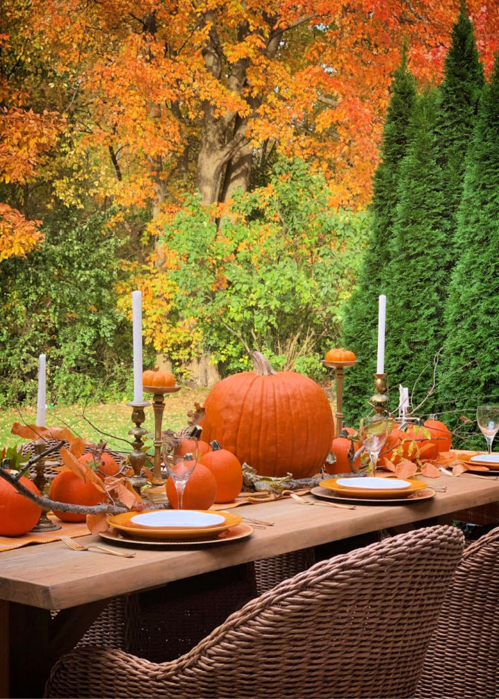 Outdoor Thanksgiving Table Decor Ideas: Create a Stunning Al Fresco Celebration