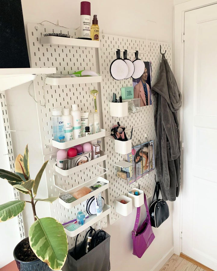 25 Best IKEA Pegboard Ideas and Hacks to DIY The Beauty Dojo