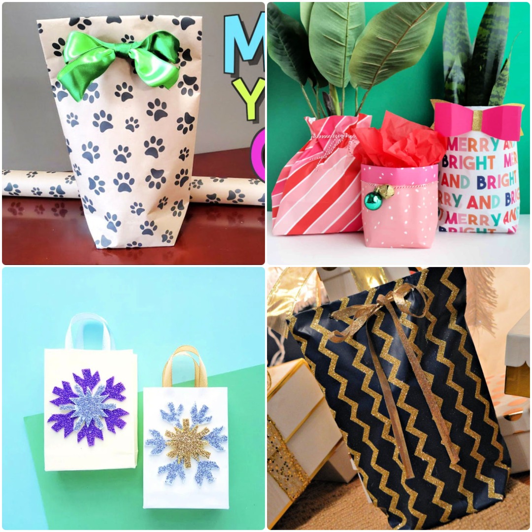 20 Ways to Make a Gift Bag out Of Wrapping Paper The Beauty Dojo